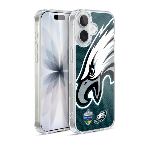 NFL 2024 International Games São Paulo Eagles Soft Gel Case for Apple iPhone 17