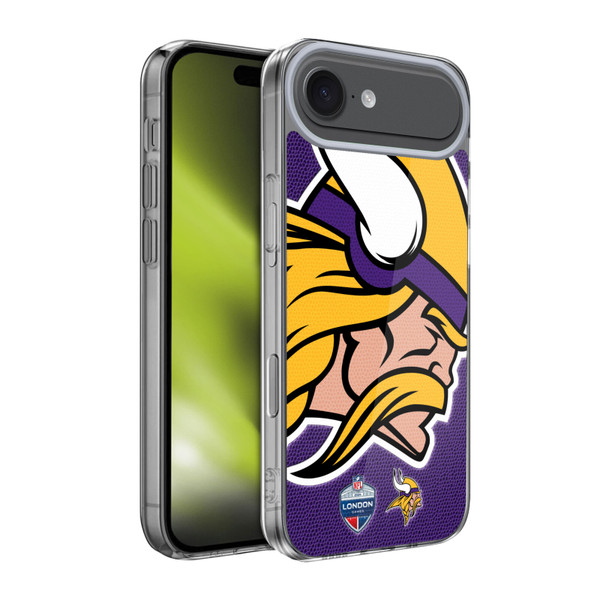 NFL 2024 International Games London Vikings Soft Gel Case for Apple iPhone 17 Air