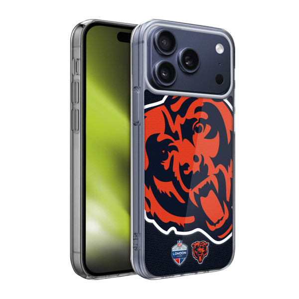 NFL 2024 International Games London Bears Soft Gel Case for Apple iPhone 17 Pro Max