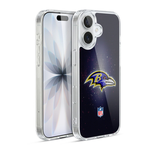 NFL Baltimore Ravens Artwork LED Soft Gel Case for Apple iPhone 17