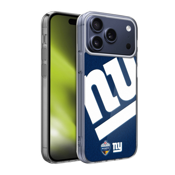 NFL 2024 International Games Munich Giants Soft Gel Case for Apple iPhone 17 Pro Max
