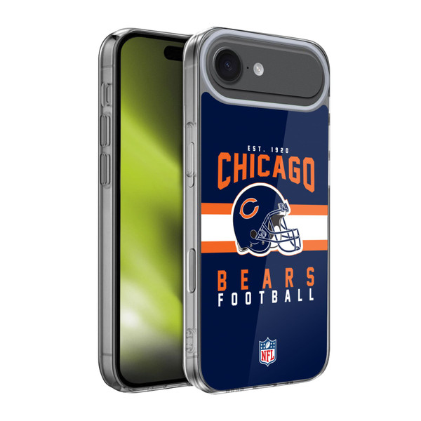 NFL Chicago Bears Graphics Helmet Typography Soft Gel Case for Apple iPhone 17 Air