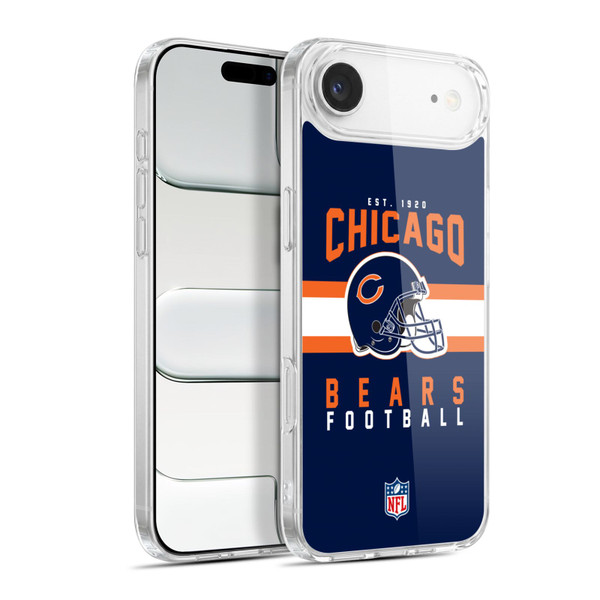 NFL Chicago Bears Graphics Helmet Typography Soft Gel Case for Apple iPhone 17 Air