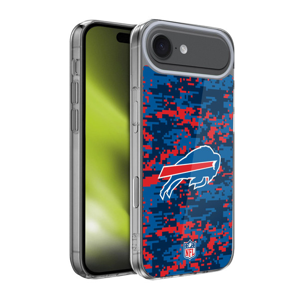 NFL Buffalo Bills Graphics Digital Camouflage Soft Gel Case for Apple iPhone 17 Air