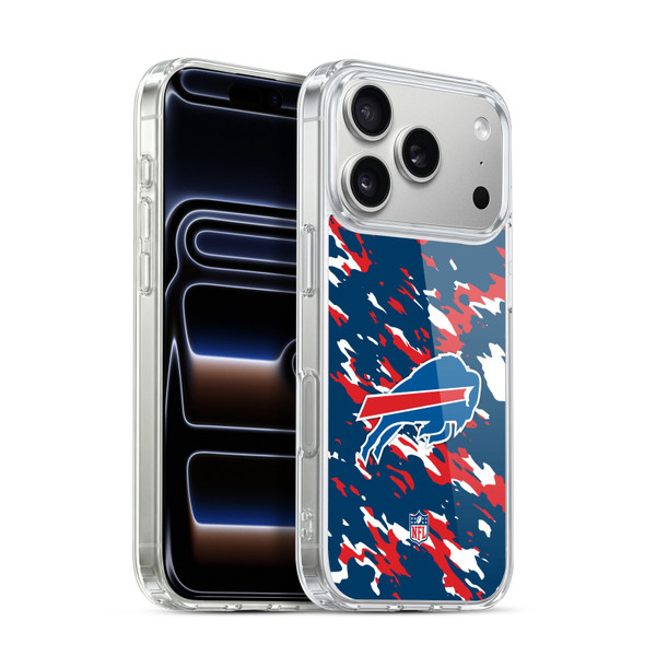 NFL Buffalo Bills Logo Camou Soft Gel Case for Apple iPhone 17 Pro