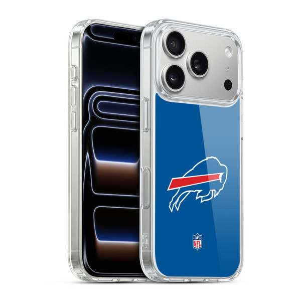 NFL Buffalo Bills Logo Plain Soft Gel Case for Apple iPhone 17 Pro