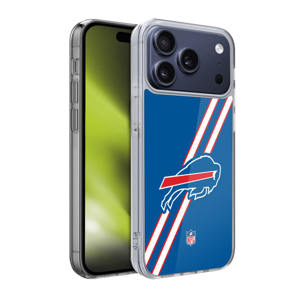 NFL Buffalo Bills Logo Stripes Soft Gel Case for Apple iPhone 17 Pro NFL Buffalo Bills Logo Stripes Soft Gel Case for Apple iPhone 17 Pro