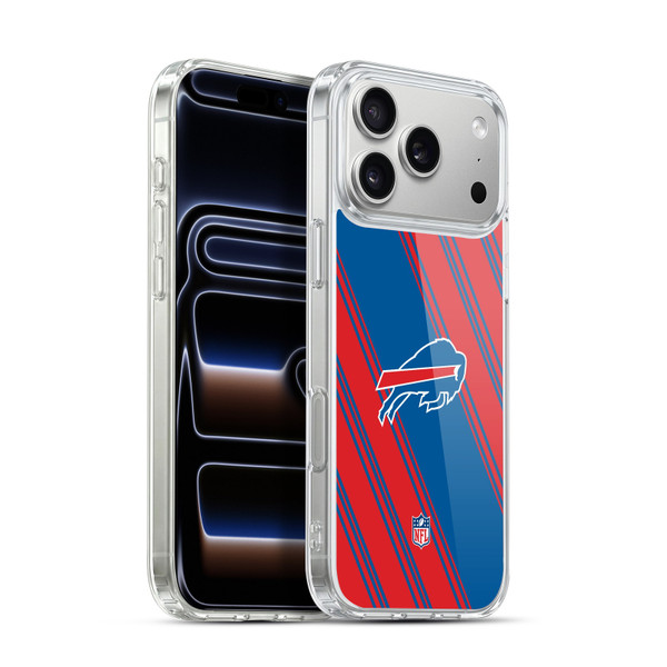NFL Buffalo Bills Artwork Stripes Soft Gel Case for Apple iPhone 17 Pro Max