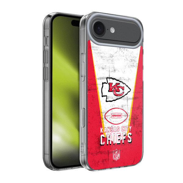 NFL Kansas City Chiefs Logo Art Banner Soft Gel Case for Apple iPhone 17 Air
