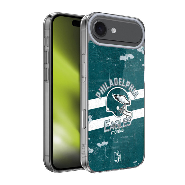 NFL Philadelphia Eagles Logo Art Helmet Distressed Soft Gel Case for Apple iPhone 17 Air NFL Philadelphia Eagles Logo Art Helmet Distressed Soft Gel Case for Apple iPhone 17 Air