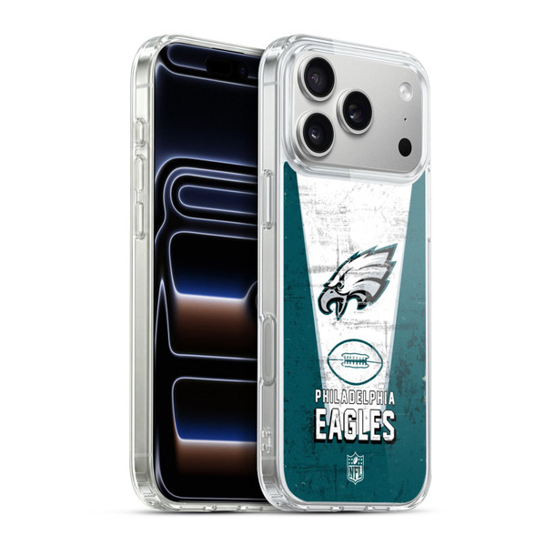 NFL Philadelphia Eagles Logo Art Banner Soft Gel Case for Apple iPhone 17 Pro Max