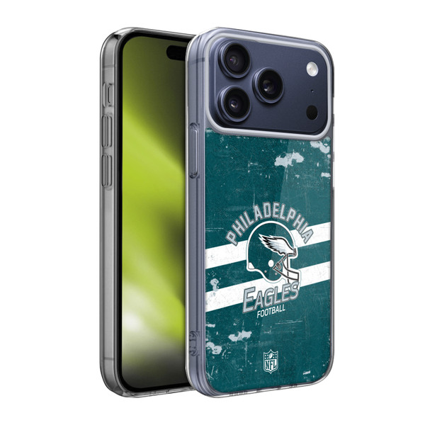NFL Philadelphia Eagles Logo Art Helmet Distressed Soft Gel Case for Apple iPhone 17 Pro Max NFL Philadelphia Eagles Logo Art Helmet Distressed Soft Gel Case for Apple iPhone 17 Pro Max