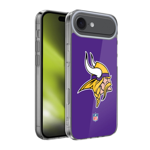 NFL Minnesota Vikings Logo Plain Soft Gel Case for Apple iPhone 17 Air