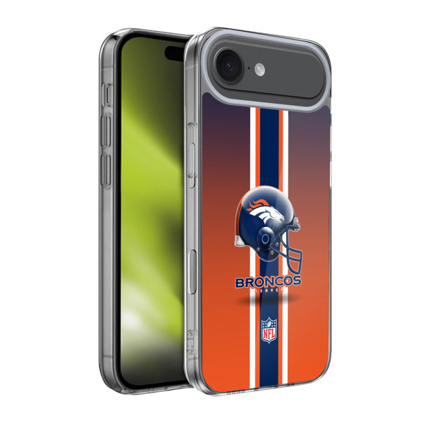 NFL Denver Broncos Logo Helmet Soft Gel Case for Apple iPhone 17 Air