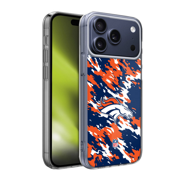NFL Denver Broncos Logo Camou Soft Gel Case for Apple iPhone 17 Pro Max NFL Denver Broncos Logo Camou Soft Gel Case for Apple iPhone 17 Pro Max