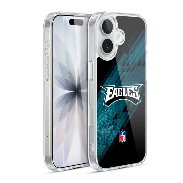 NFL Philadelphia Eagles Logo Blur Soft Gel Case for Apple iPhone 17