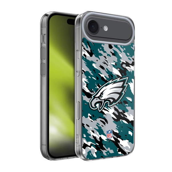 NFL Philadelphia Eagles Logo Camou Soft Gel Case for Apple iPhone 17 Air