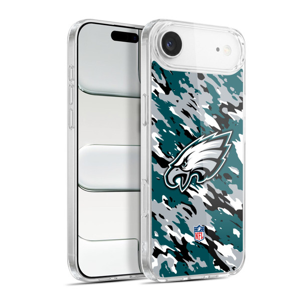 NFL Philadelphia Eagles Logo Camou Soft Gel Case for Apple iPhone 17 Air