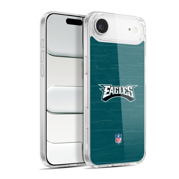 NFL Philadelphia Eagles Logo Distressed Look Soft Gel Case for Apple iPhone 17 Air