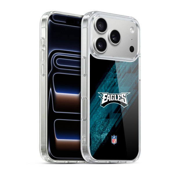 NFL Philadelphia Eagles Logo Blur Soft Gel Case for Apple iPhone 17 Pro