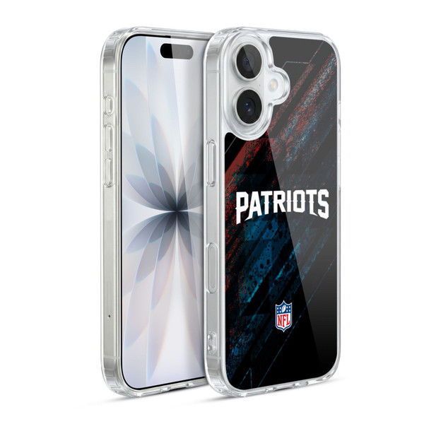 NFL New England Patriots Logo Blur Soft Gel Case for Apple iPhone 17