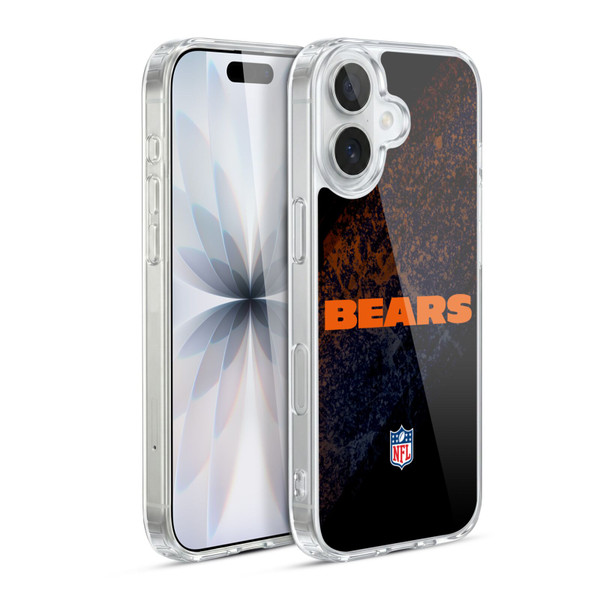 NFL Chicago Bears Logo Blur Soft Gel Case for Apple iPhone 17