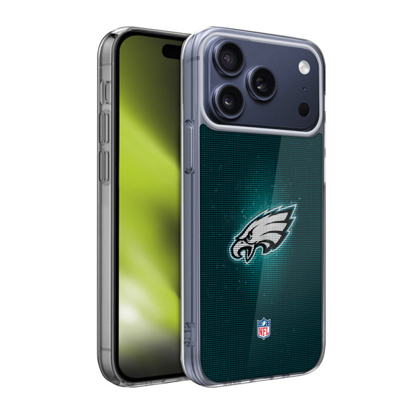 NFL Philadelphia Eagles Artwork LED Soft Gel Case for Apple iPhone 17 Pro Max