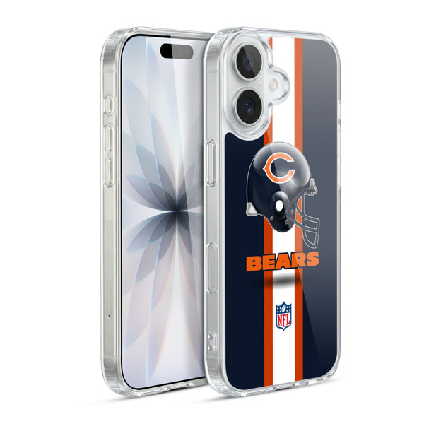 NFL Chicago Bears Logo Helmet Soft Gel Case for Apple iPhone 17