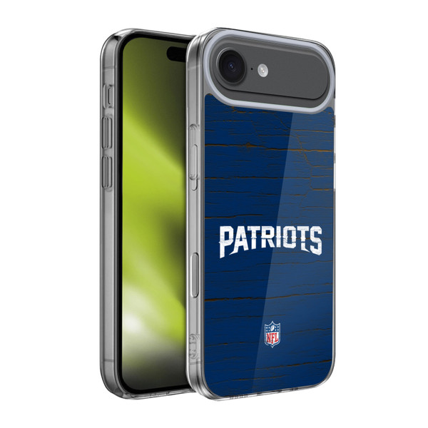NFL New England Patriots Logo Distressed Look Soft Gel Case for Apple iPhone 17 Air