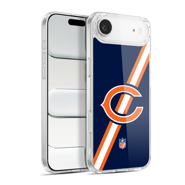 NFL Chicago Bears Logo Stripes Soft Gel Case for Apple iPhone 17 Air