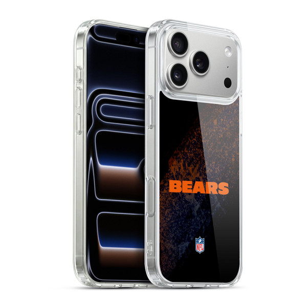 NFL Chicago Bears Logo Blur Soft Gel Case for Apple iPhone 17 Pro Max