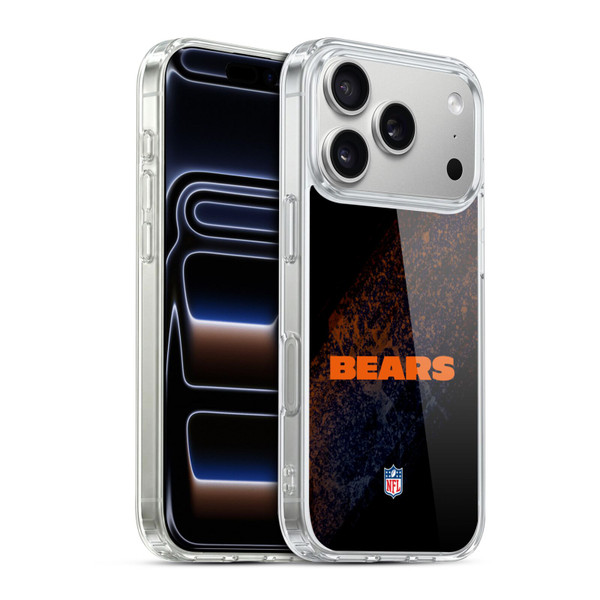 NFL Chicago Bears Logo Blur Soft Gel Case for Apple iPhone 17 Pro