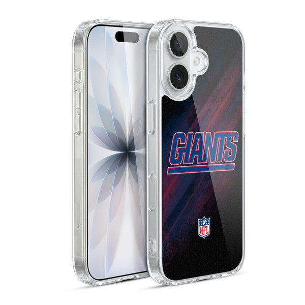 NFL New York Giants Logo Blur Soft Gel Case for Apple iPhone 17