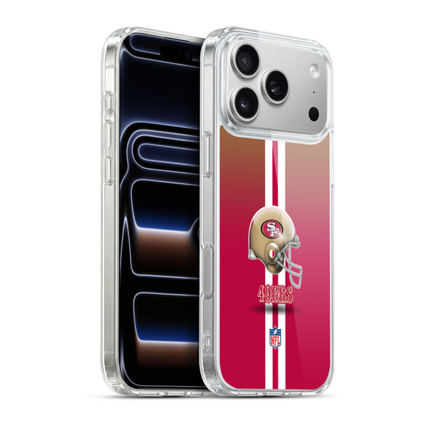NFL San Francisco 49Ers Logo Helmet Soft Gel Case for Apple iPhone 17 Pro Max