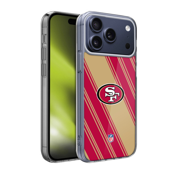NFL San Francisco 49ers Artwork Stripes Soft Gel Case for Apple iPhone 17 Pro Max NFL San Francisco 49ers Artwork Stripes Soft Gel Case for Apple iPhone 17 Pro Max
