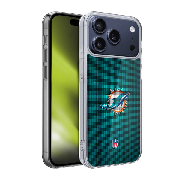 NFL Miami Dolphins Artwork LED Soft Gel Case for Apple iPhone 17 Pro NFL Miami Dolphins Artwork LED Soft Gel Case for Apple iPhone 17 Pro