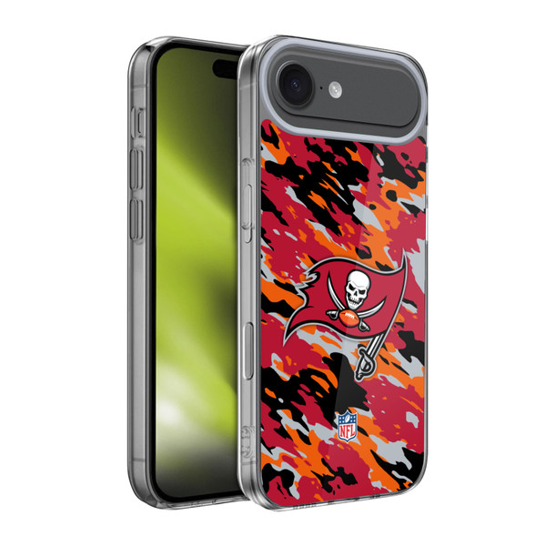 NFL Tampa Bay Buccaneers Logo Camou Soft Gel Case for Apple iPhone 17 Air