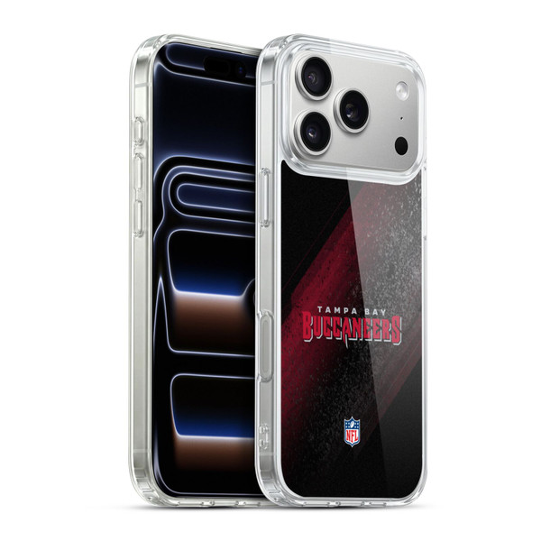 NFL Tampa Bay Buccaneers Logo Blur Soft Gel Case for Apple iPhone 17 Pro Max