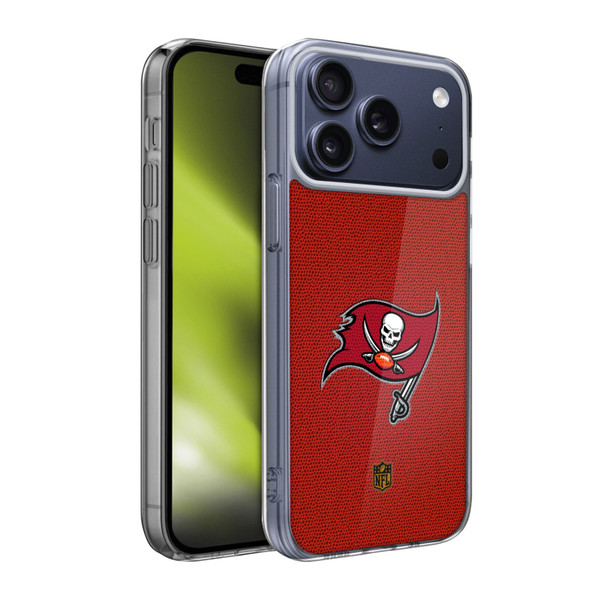 NFL Tampa Bay Buccaneers Logo Football Soft Gel Case for Apple iPhone 17 Pro Max