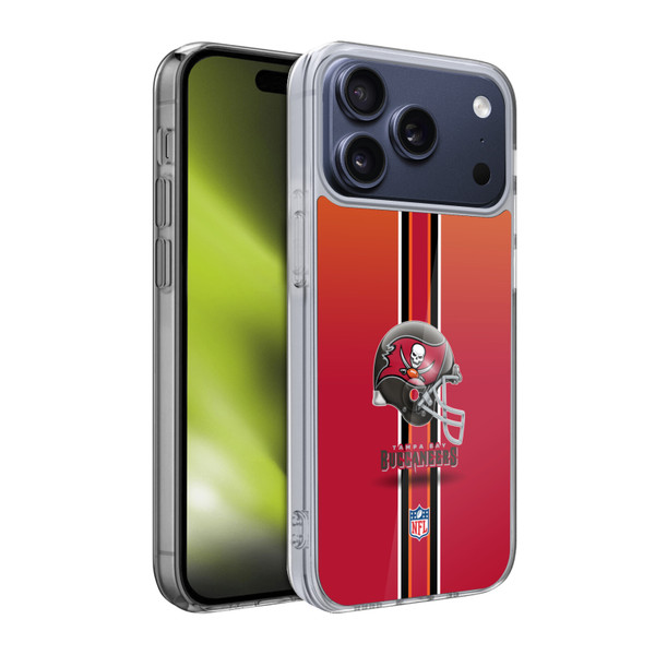 NFL Tampa Bay Buccaneers Logo Helmet Soft Gel Case for Apple iPhone 17 Pro