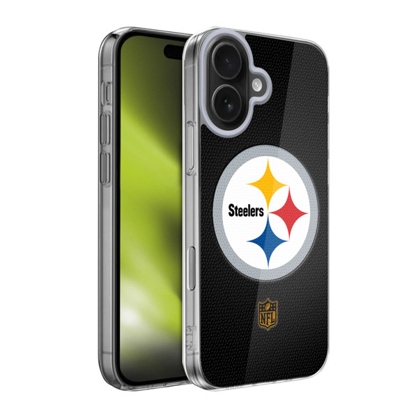 NFL Pittsburgh Steelers Logo Football Soft Gel Case for Apple iPhone 17