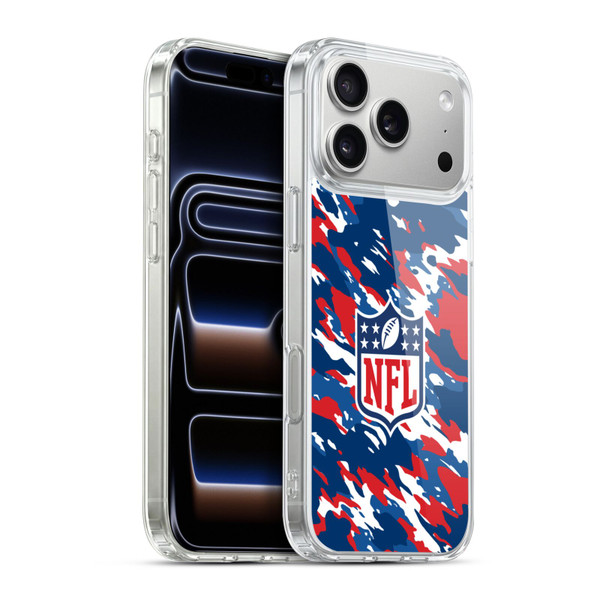 NFL Shield Camouflage Soft Gel Case for Apple iPhone 17 Pro Max