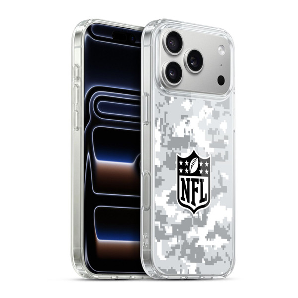 NFL Shield Digital Camouflage Soft Gel Case for Apple iPhone 17 Pro Max
