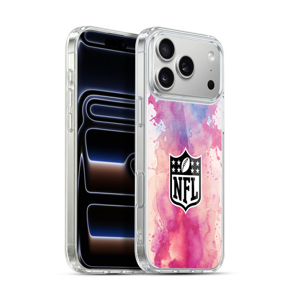 NFL Shield Watercolor Soft Gel Case for Apple iPhone 17 Pro Max