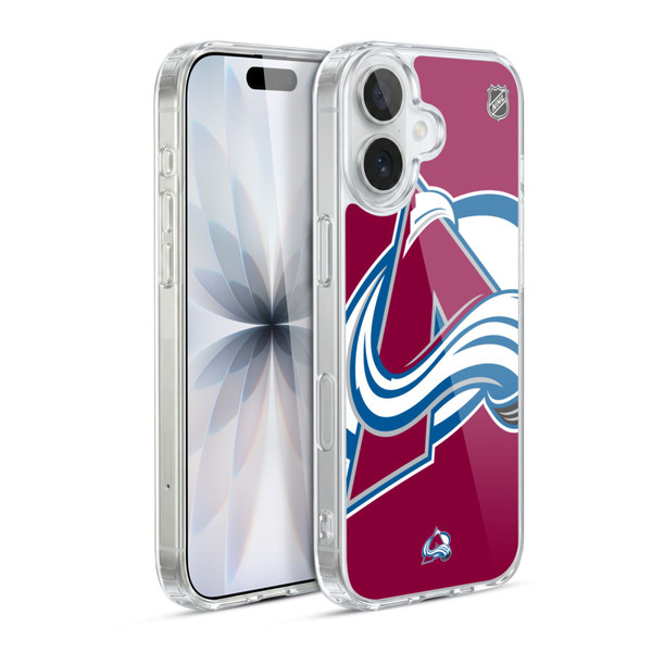 NHL Colorado Avalanche Oversized Soft Gel Case for Apple iPhone 17