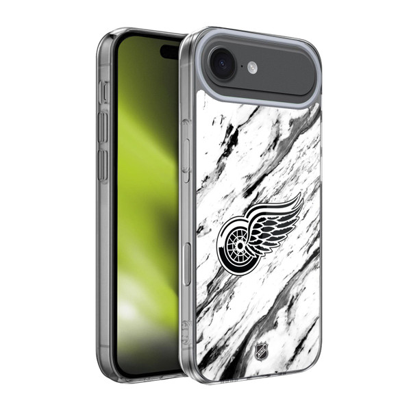 NHL Detroit Red Wings Marble Soft Gel Case for Apple iPhone 17 Air