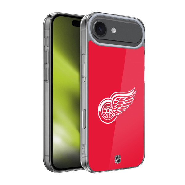 NHL Detroit Red Wings Plain Soft Gel Case for Apple iPhone 17 Air NHL Detroit Red Wings Plain Soft Gel Case for Apple iPhone 17 Air