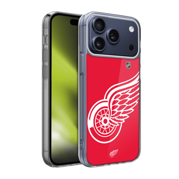 NHL Detroit Red Wings Oversized Soft Gel Case for Apple iPhone 17 Pro Max