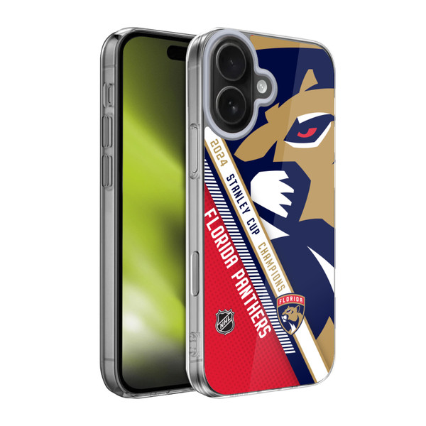 NHL 2024 Stanley Cup Champions Florida Panthers Oversized Soft Gel Case for Apple iPhone 17