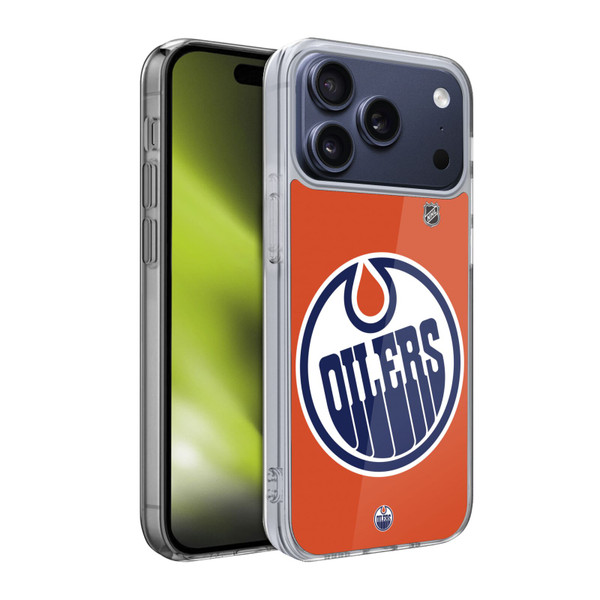 NHL Edmonton Oilers Oversized Soft Gel Case for Apple iPhone 17 Pro